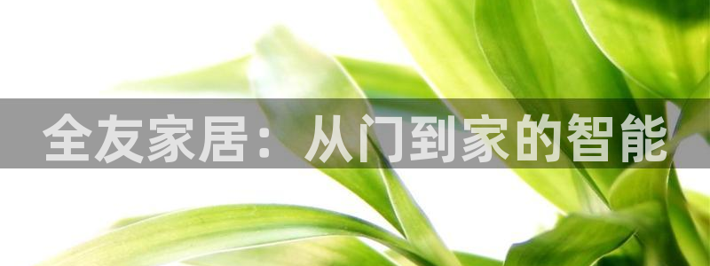 ug环球正网一比一：全友家居：从门到家的